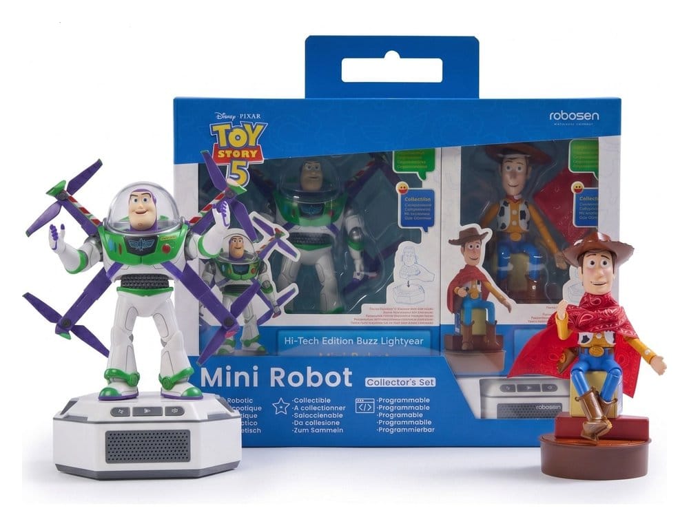 Disney Robot interactivo Toy Story 5 Set - Buzz Lightyear & Woody (Hi-Tech Edition) *Edición Italiana*