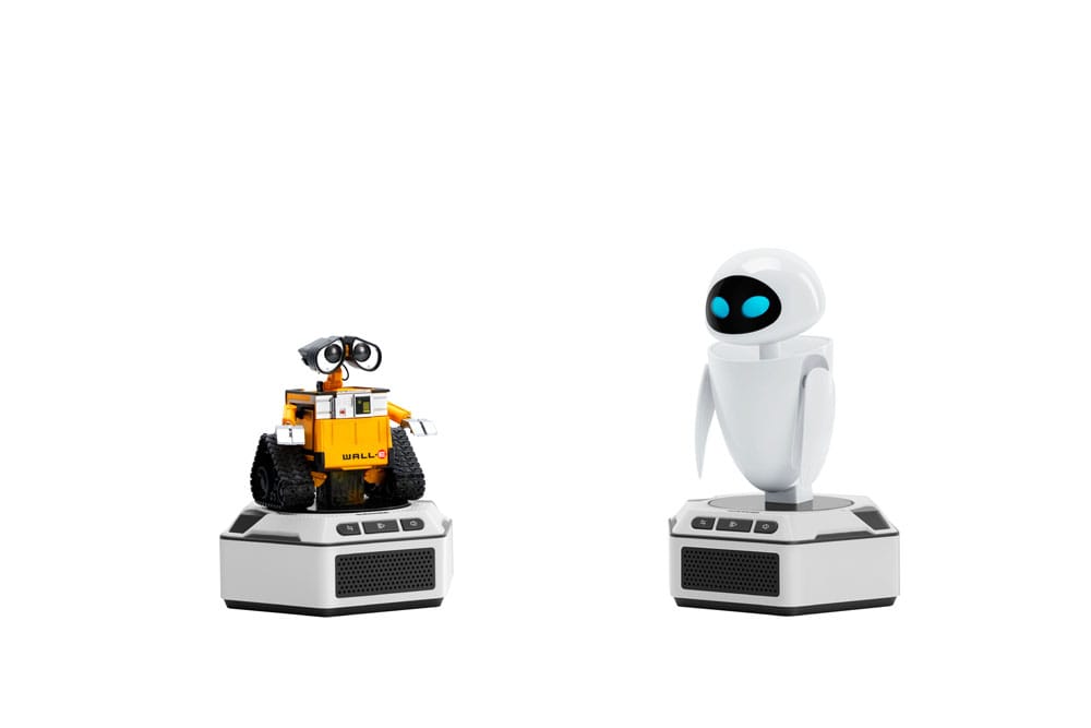 Wall-E Interactivo Mini Robots Pack de 2 Figuras Wall-E & Eva  *Versión inglesa*