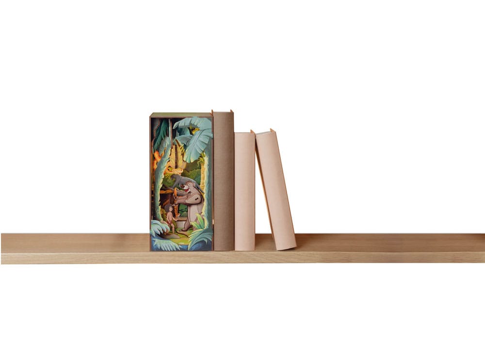 Disney Maqueta Book Nook Tiny Adventures El libro de la selva 23 cm