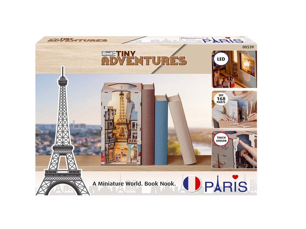 Paris Maqueta Book Nook Tiny Adventures 23 cm