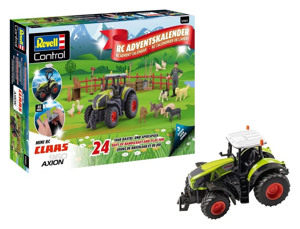 Claas Revell Control Calendario de Adviento RC Tractor Axion 960 10 cm Frikytopia