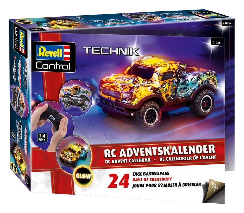 Revell Control Calendario de Adviento RC Car Christmas Driver 28 cm
