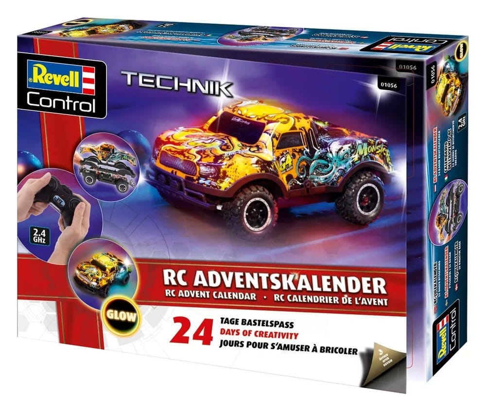 Revell Control Calendario de Adviento RC Car Christmas Driver 28 cm