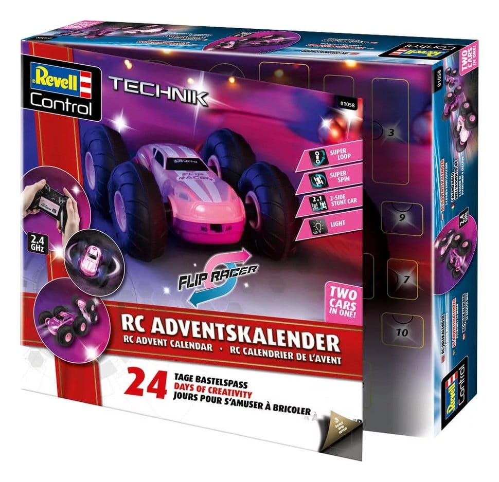 Revell Control Calendario de Adviento RC Stunt Car Flip Racer 16 cm
