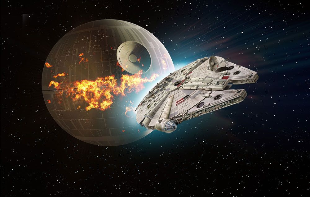 Star Wars Maqueta 1/72 Millennium Falcon 38 cm