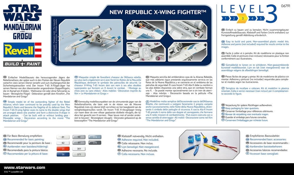 THE MANDALORIAN AND GROGU NEW REPUBLIC X-WING MK