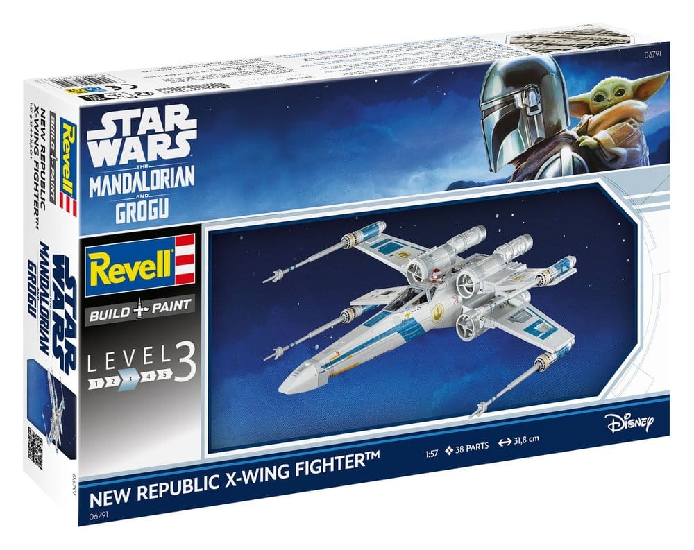 THE MANDALORIAN AND GROGU NEW REPUBLIC X-WING MK