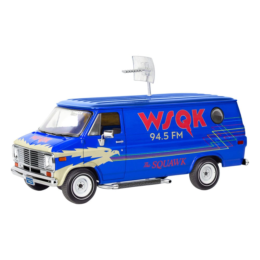 Stranger Things Kit de maquetas 1/25 Squawk Van (Aqua Color) 21 cm Frikytopia