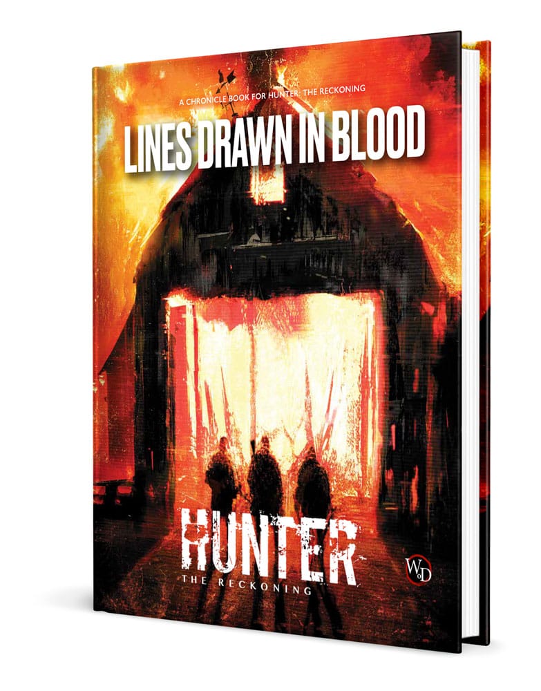 Hunter: The Reckoning 5th Edition RPG libro Lines Drawn in Blood Sourcebook  *Edición Inglés* Frikytopia