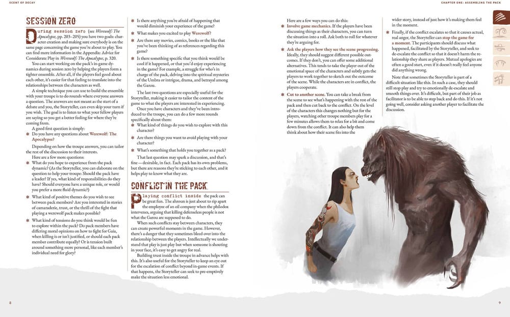 Werewolf: The Apocalypse 5th Edition RPG libro Scent of Decay Chronicle *Edición Inglés*