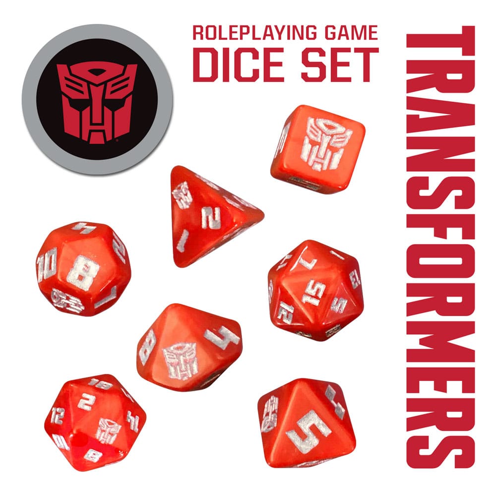 Transformers RPG juego de dados