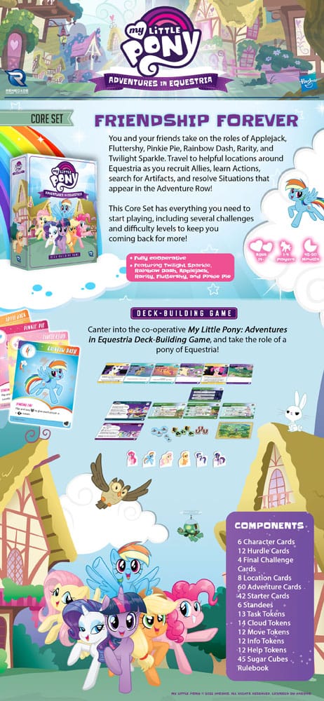 My Little Pony Juego de cartas Deck-Building Adventures in Equestria *Edición Inglés*