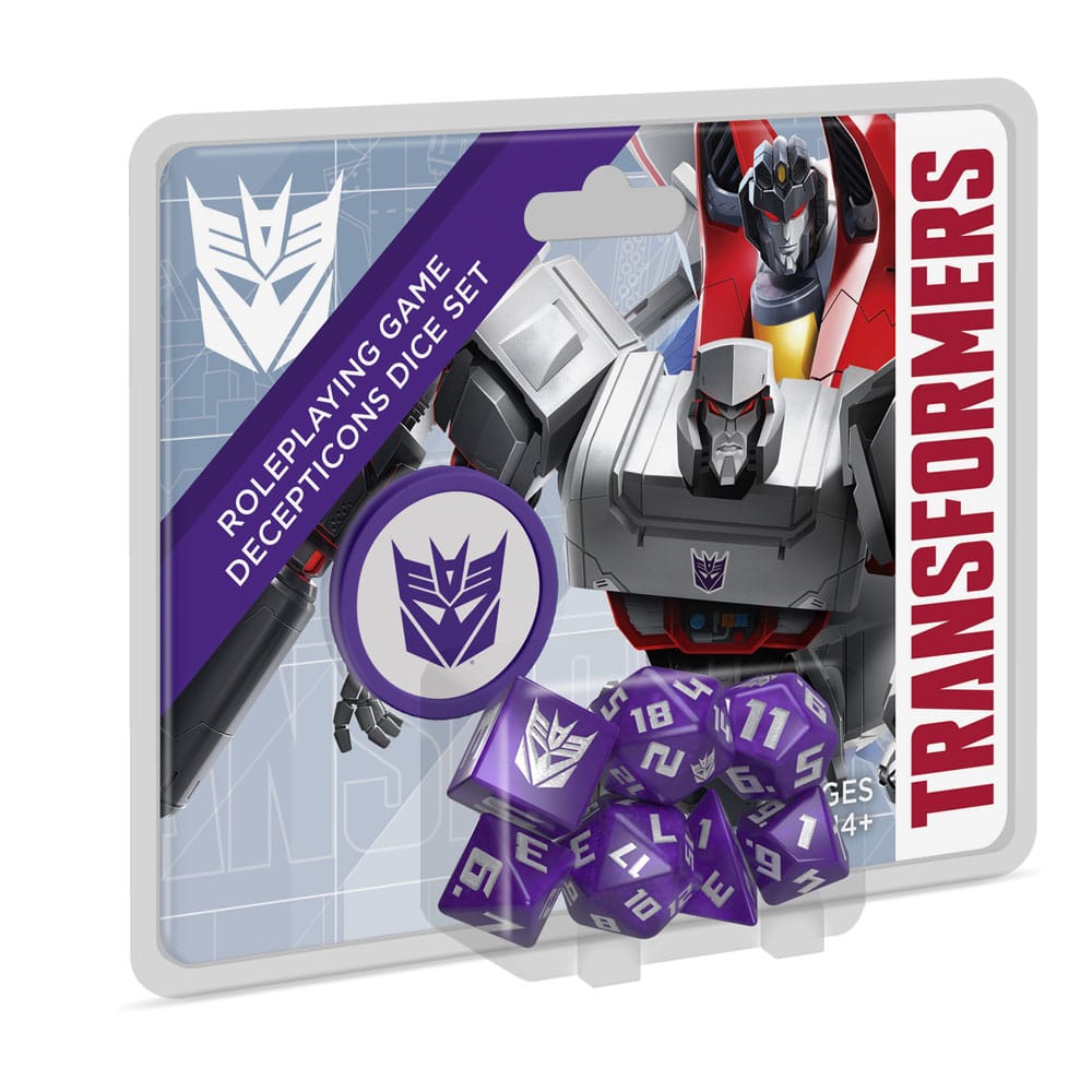 Transformers juego de dados Decepticon Frikytopia