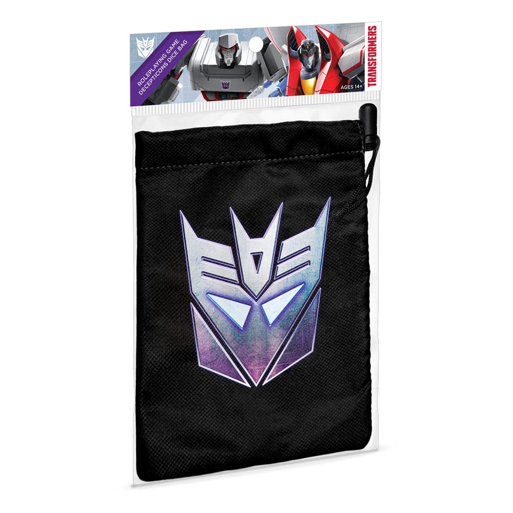 Transformers RPG Bolsa de dados Decepticon Frikytopia