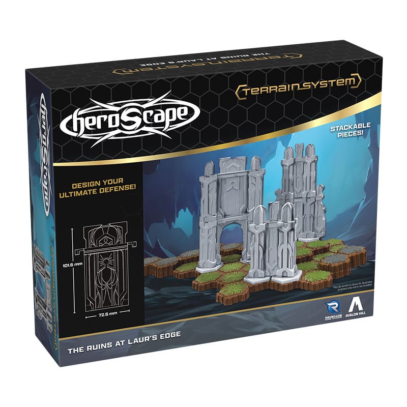 Heroscape expansión del terreno The Ruins at Laur's Edge  *Edición Inglés* Frikytopia