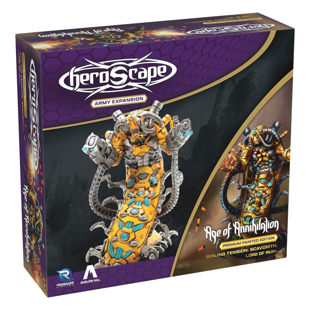 Heroscape expansión del ejército Boiling Tension: Scavorith Lord of Ruin *Edición Inglés*
