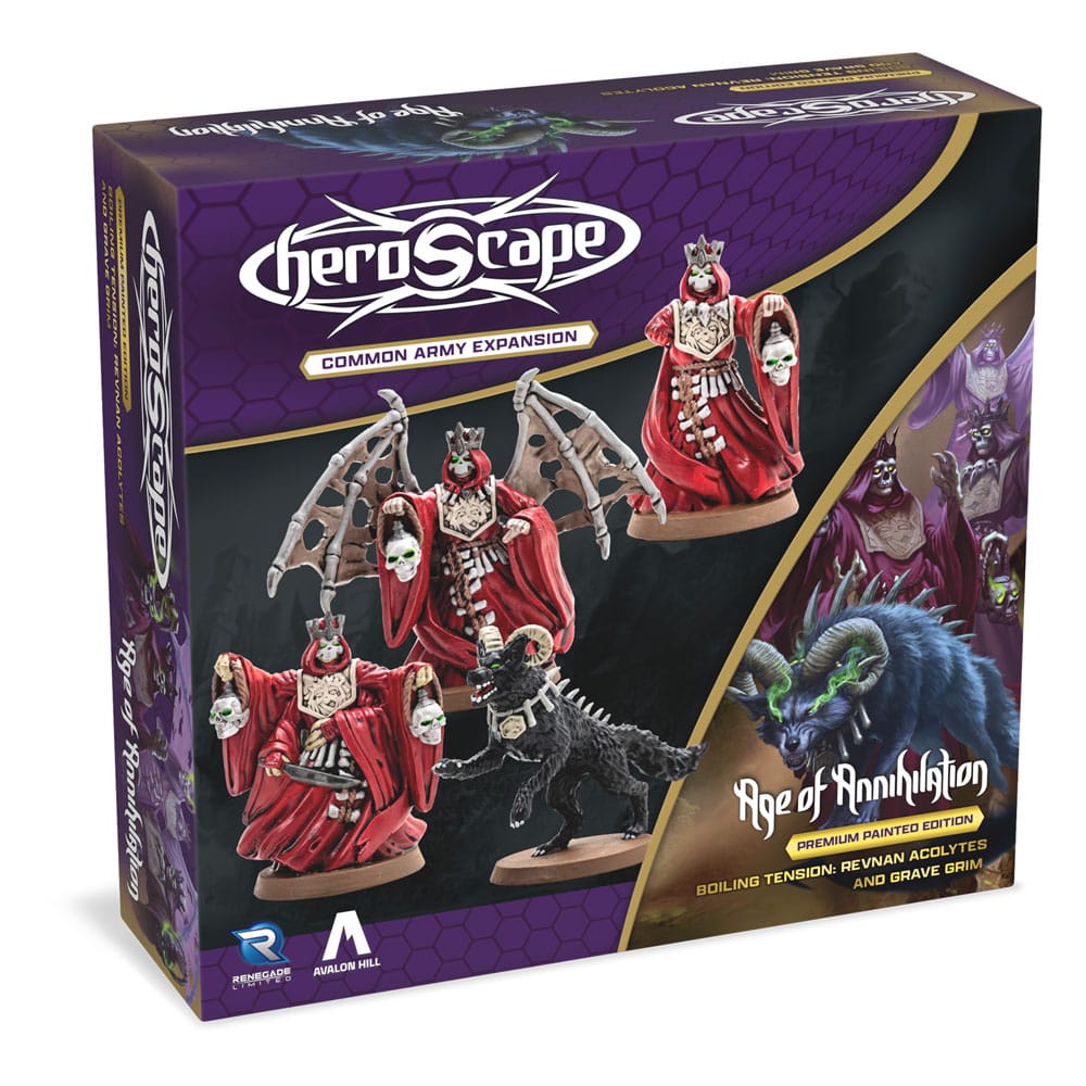 Heroscape expansión del ejército Boiling Tension: Revnan Acolytes & Grave Grim *Edición Inglés* Frikytopia