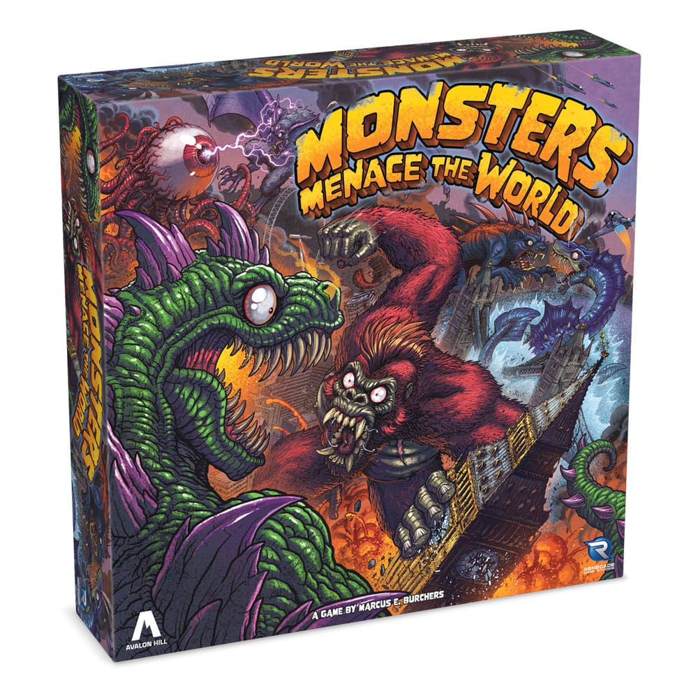 Avalon Hill juego de mesa Monsters Menace The World *Edición Inglés* Frikytopia