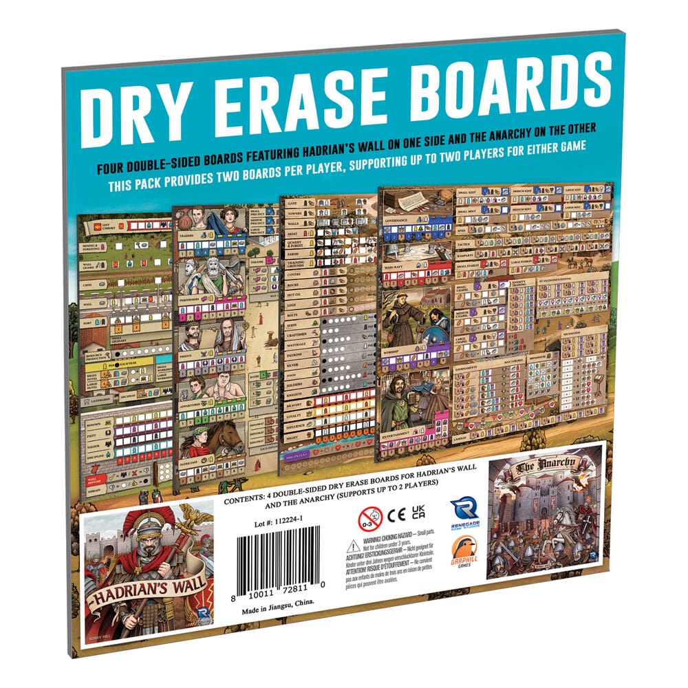 Hadrian's Wall & The Anarchy Dry Erase Boards *Edición Inglés* Frikytopia