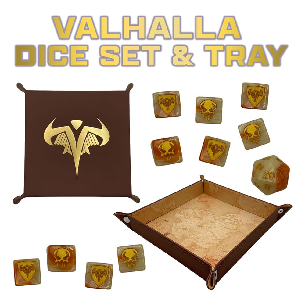 Heroscape Juego de dados y bandeja Valhalla  *Edición Inglés*