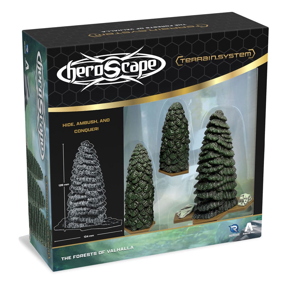 Heroscape expansión del terreno Forests of Valhalla *Edición Inglés*