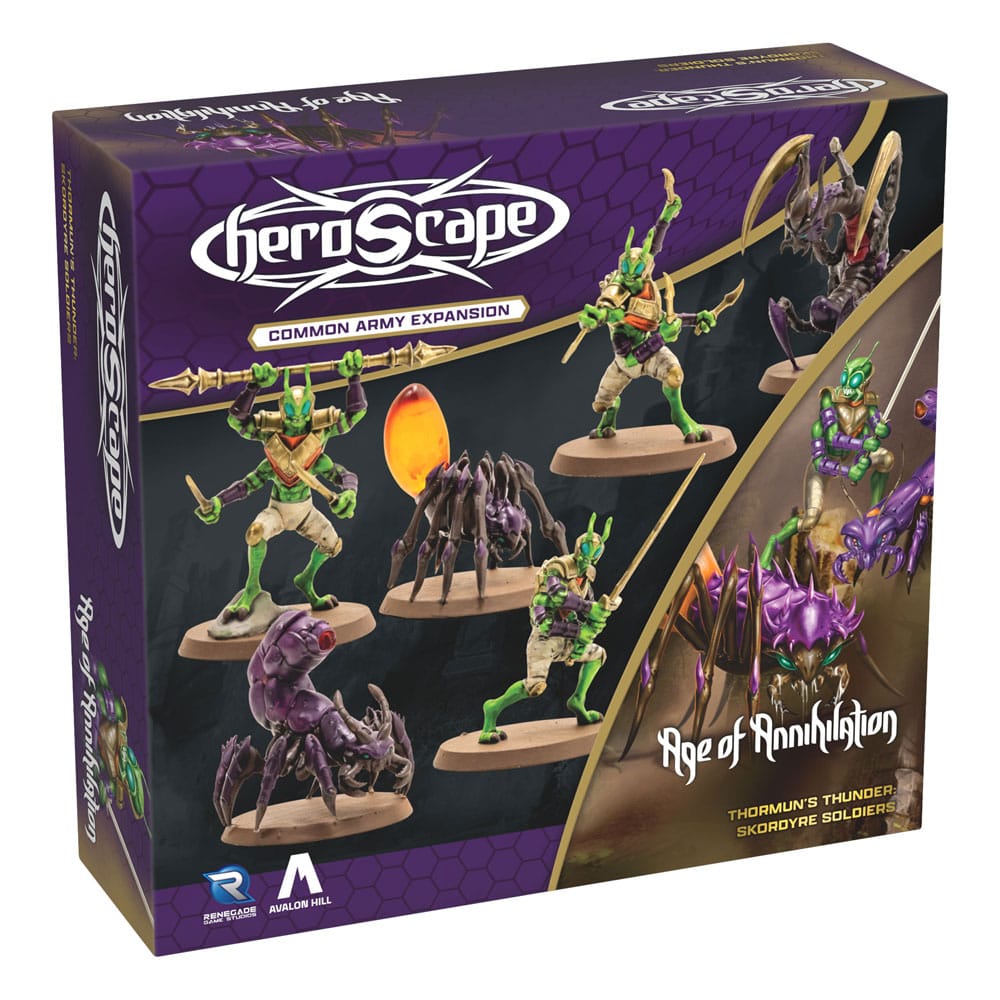 Heroscape expansión del ejército Age of Annihilation Skordyre Soldiers (Common) *Edición Inglés*