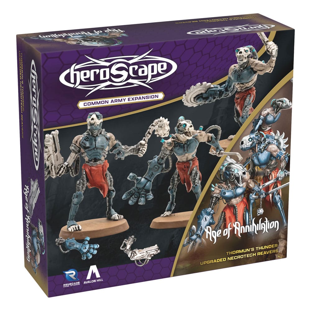 Heroscape expansión del ejército Age of Annihilation Upgraded Necrotech Reavers (Common) *Edición Inglés* Frikytopia