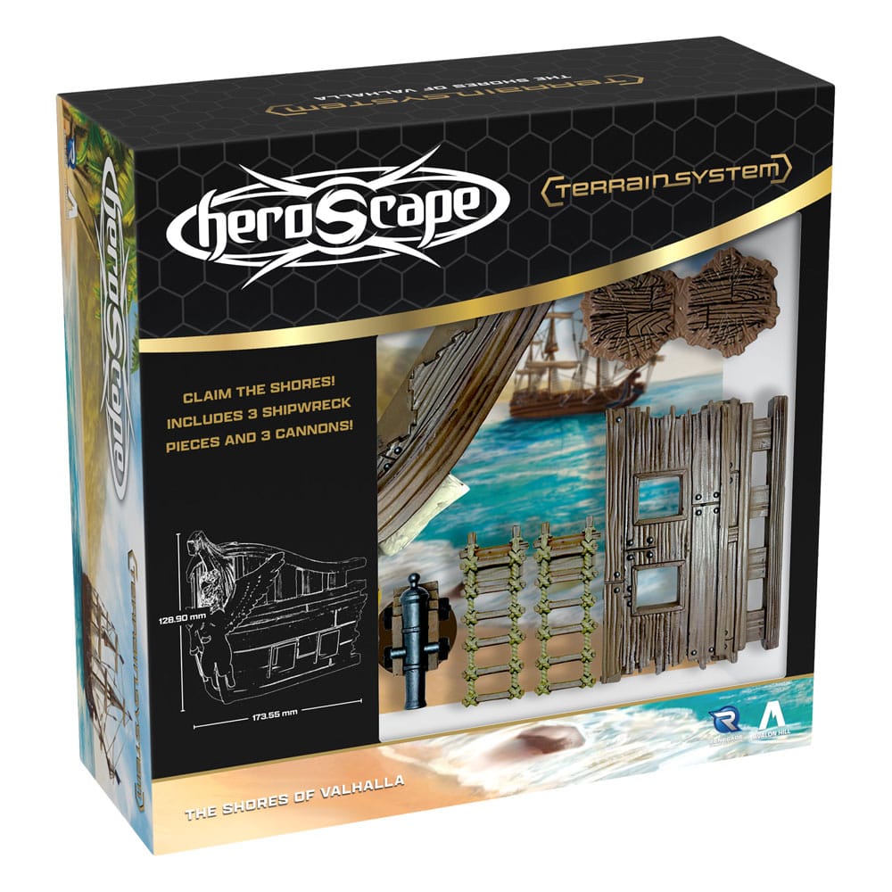 Heroscape expansión del terreno Shores of Valhalla *Edición Inglés* Frikytopia