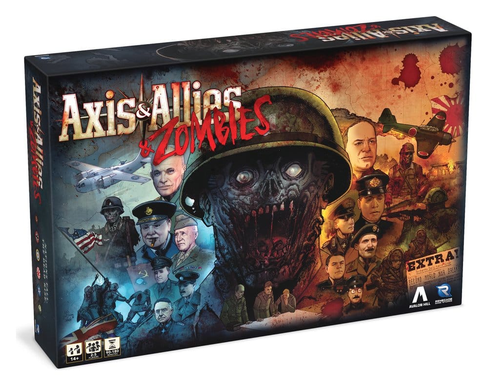 Avalon Hill juego de mesa Axis & Allies & Zombies  *Edición Inglés* Frikytopia
