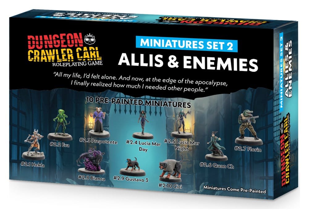 Dungeon Crawler Carl Set de Miniaturas 2 Enemies & Allies