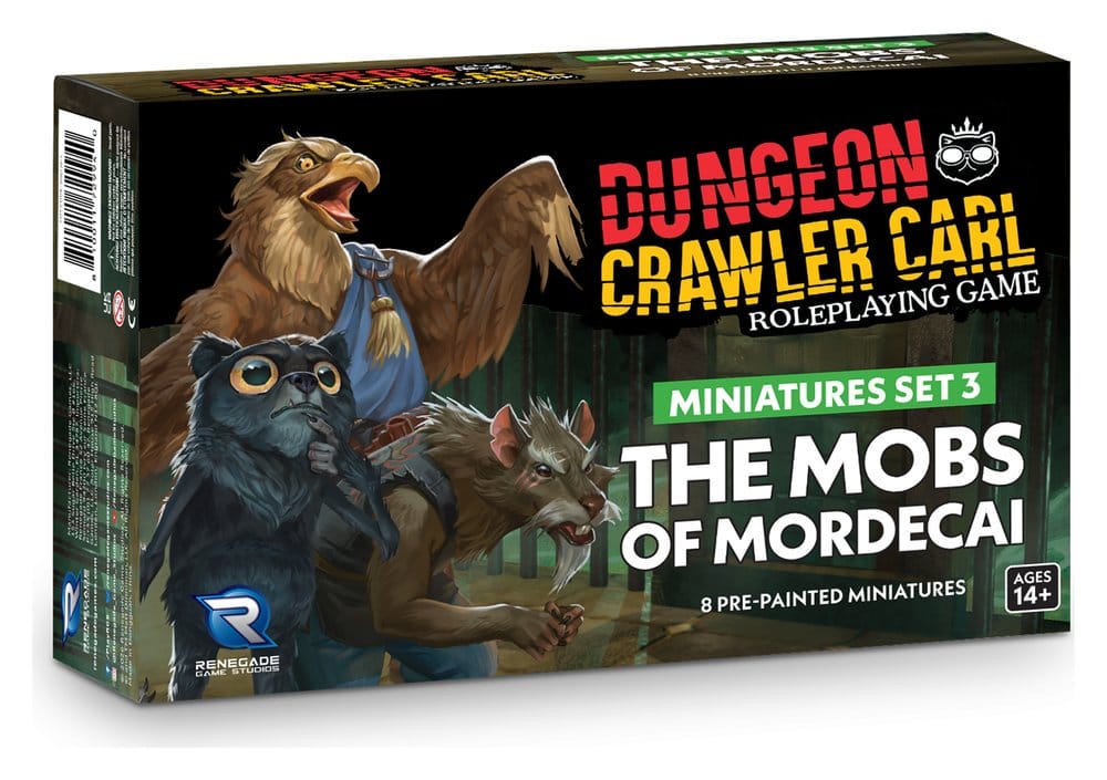 Dungeon Crawler Carl Set de Miniaturas 3 Mobs of Mordecai Frikytopia