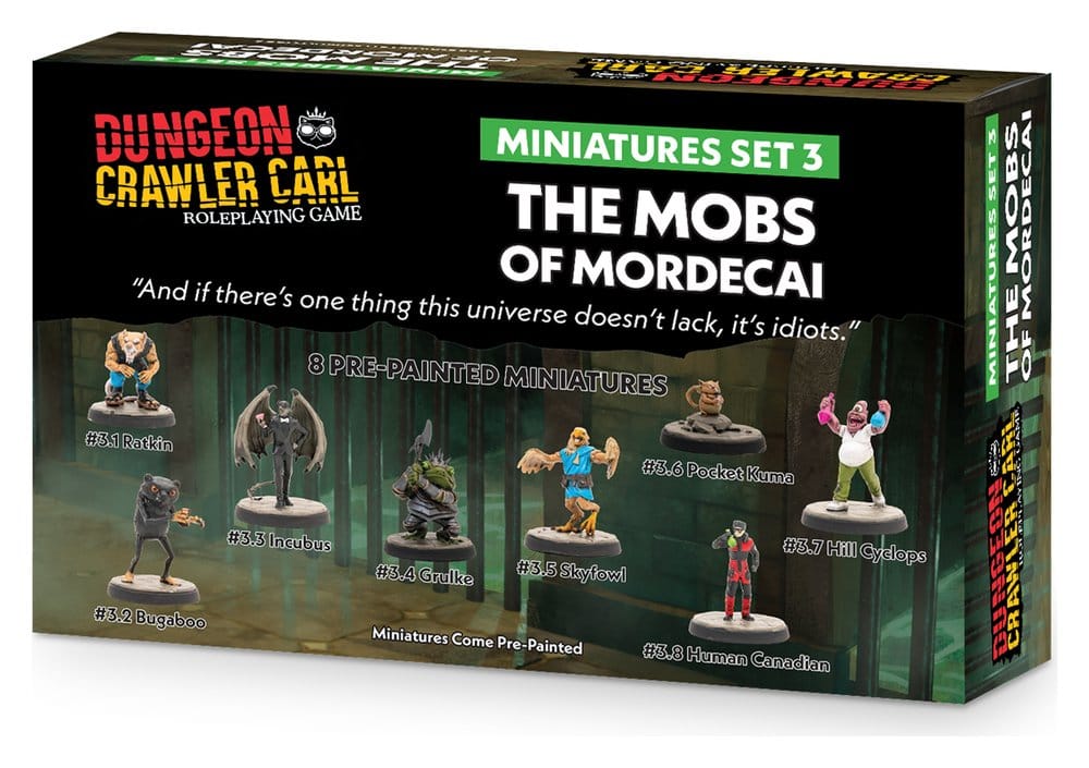 Dungeon Crawler Carl Set de Miniaturas 3 Mobs of Mordecai