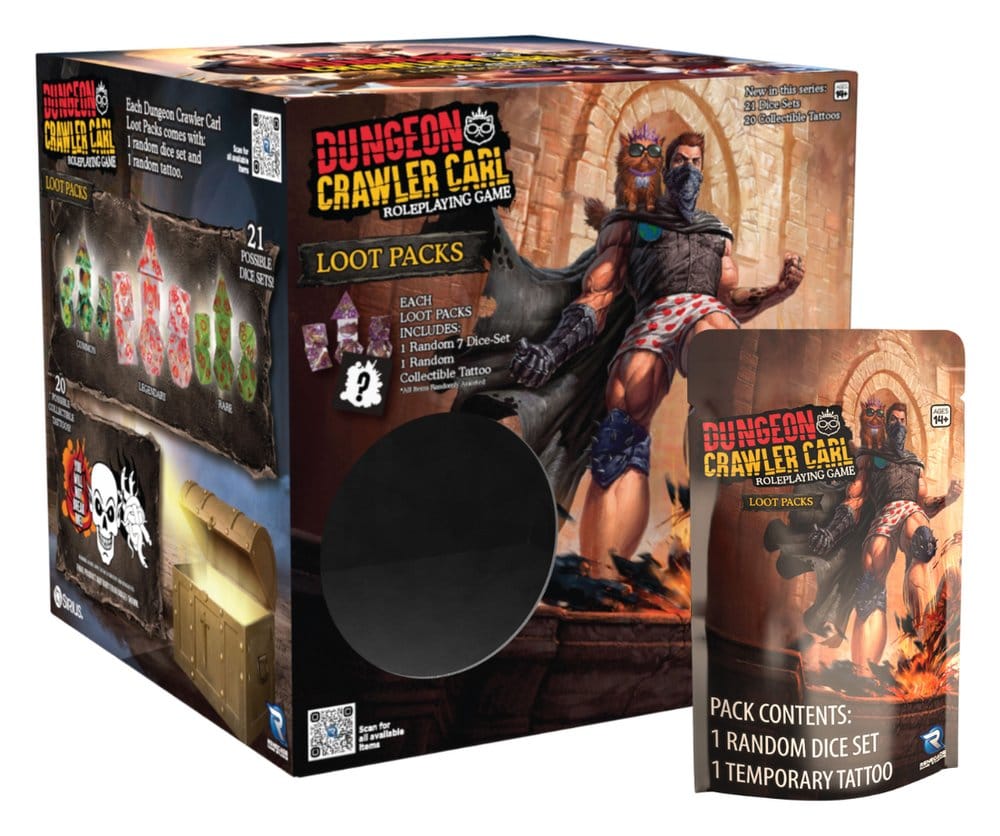 Dungeon Crawler Carl Dados Blind Box Display (20)