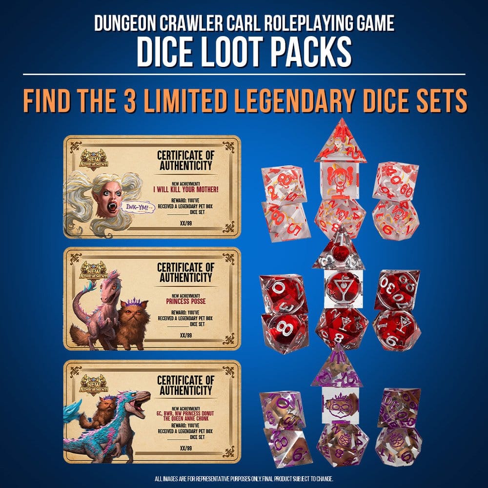 Dungeon Crawler Carl Dados Blind Box Display (20)