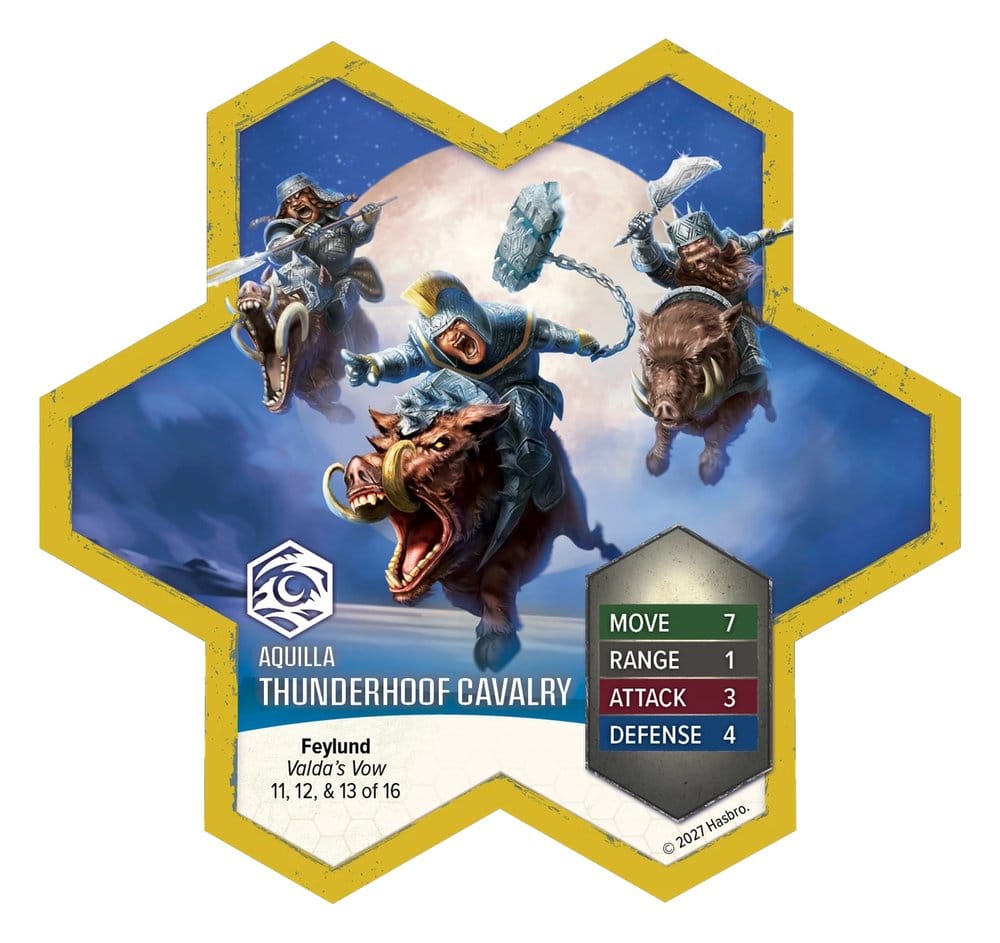 Heroscape Expansión de ejército Thunderhoof Calvary Standard Edition *Edición Inglés*