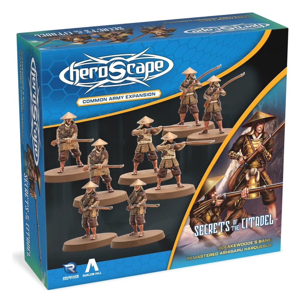 Heroscape Expansión de ejército Ashigaru Harquebus Remastered – Standard Edition *Edición Inglés*