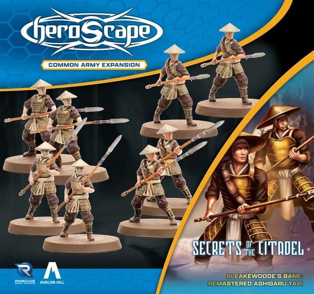 Heroscape Expansión de ejército Ashigaru Yari Remastered Standard Edition *Edición Inglés*