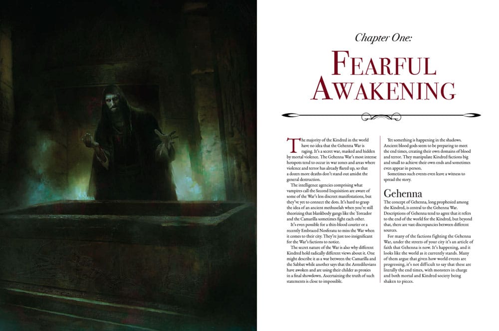Vampire: The Masquerade 5th Edition RPG libro Gehenna War Sourcebook *Edición Inglés*