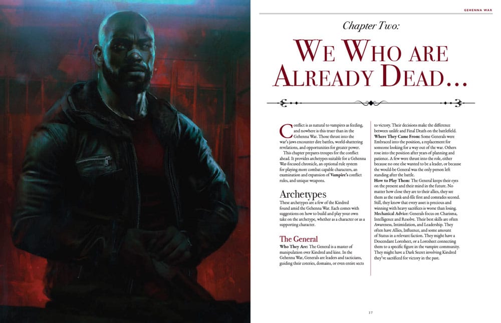 Vampire: The Masquerade 5th Edition RPG libro Gehenna War Sourcebook *Edición Inglés*