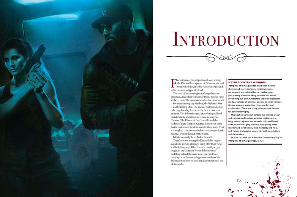 Vampire: The Masquerade 5th Edition RPG libro Gehenna War Sourcebook *Edición Inglés*