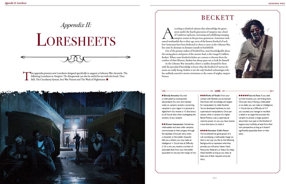 Vampire: The Masquerade 5th Edition RPG libro Gehenna War Sourcebook *Edición Inglés*