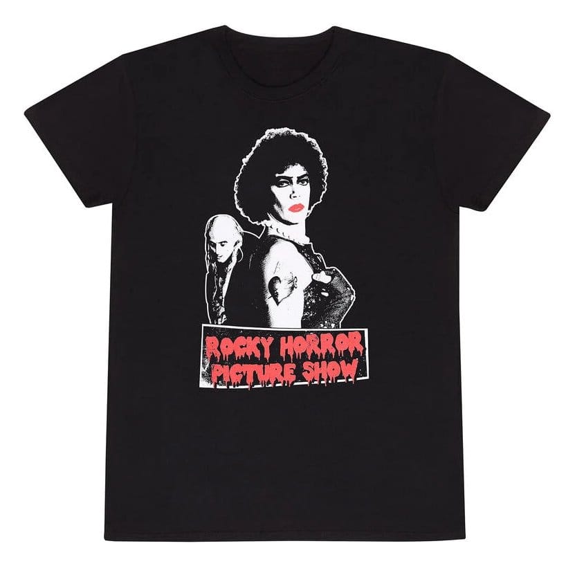 Rocky Horror Picture Show Camiseta Frank N Niff Black Talla XL