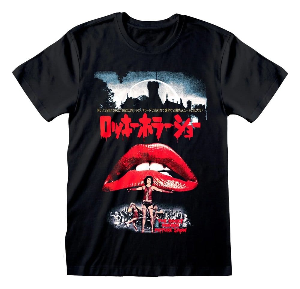 Rocky Horror Picture Show Camiseta Japanese Black Talla M Frikytopia