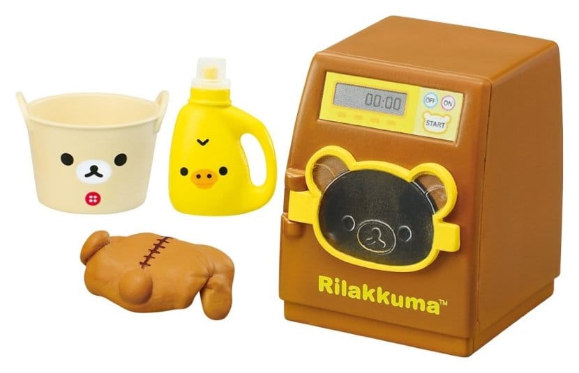 Rilakkuma Figuras Mini Washroom Blind Box Display (6)