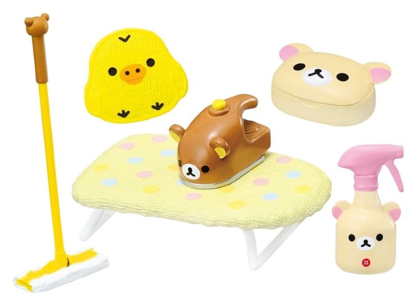 Rilakkuma Figuras Mini Washroom Blind Box Display (6)