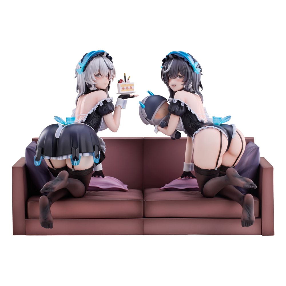 Snowbreak Containment Zone Pack de 2 Estatuas PVC 1/6 Cherno & Meursault Apprentice Maid Ver. Deluxe Edition 19 cm Frikytopia