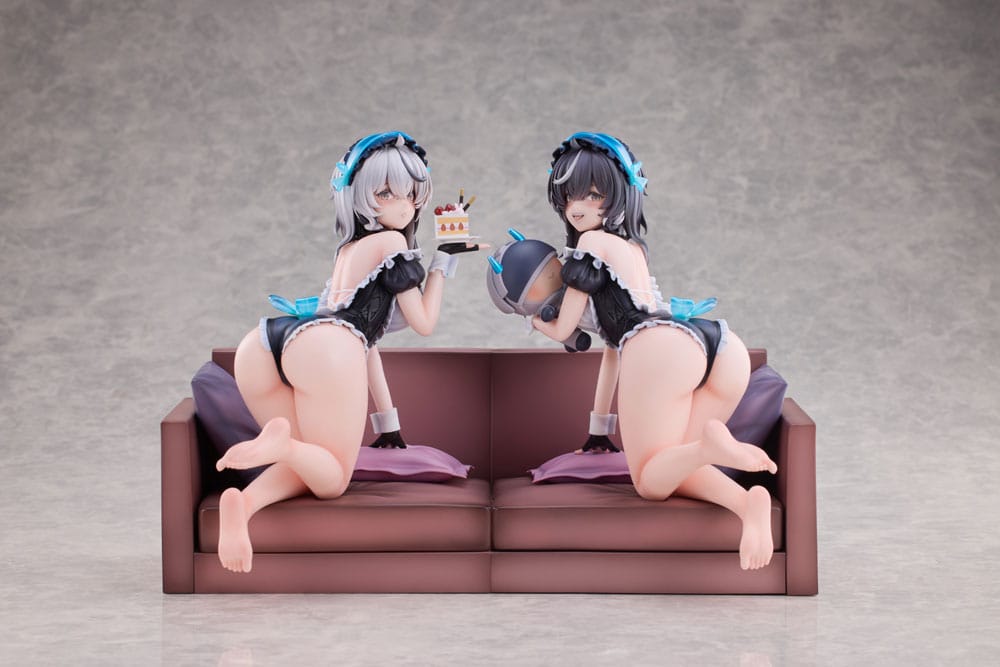 Snowbreak Containment Zone Pack de 2 Estatuas PVC 1/6 Cherno & Meursault Apprentice Maid Ver. Deluxe Edition 19 cm