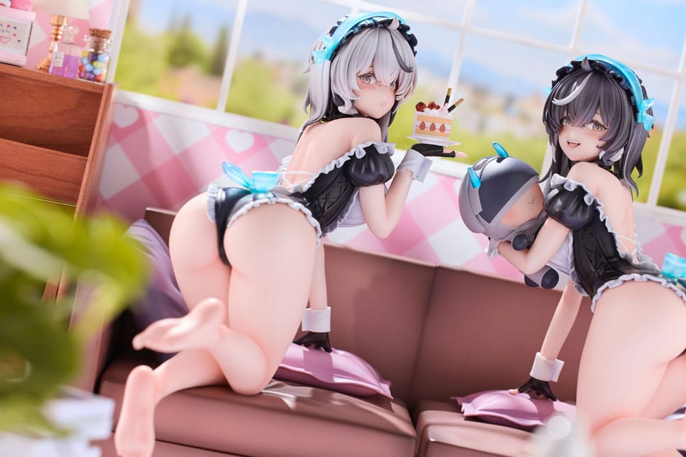 Snowbreak Containment Zone Pack de 2 Estatuas PVC 1/6 Cherno & Meursault Apprentice Maid Ver. Deluxe Edition 19 cm