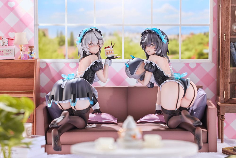 Snowbreak Containment Zone Pack de 2 Estatuas PVC 1/6 Cherno & Meursault Apprentice Maid Ver. Deluxe Edition 19 cm