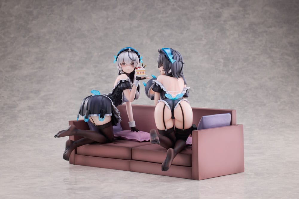 Snowbreak Containment Zone Pack de 2 Estatuas PVC 1/6 Cherno & Meursault Apprentice Maid Ver. Deluxe Edition 19 cm
